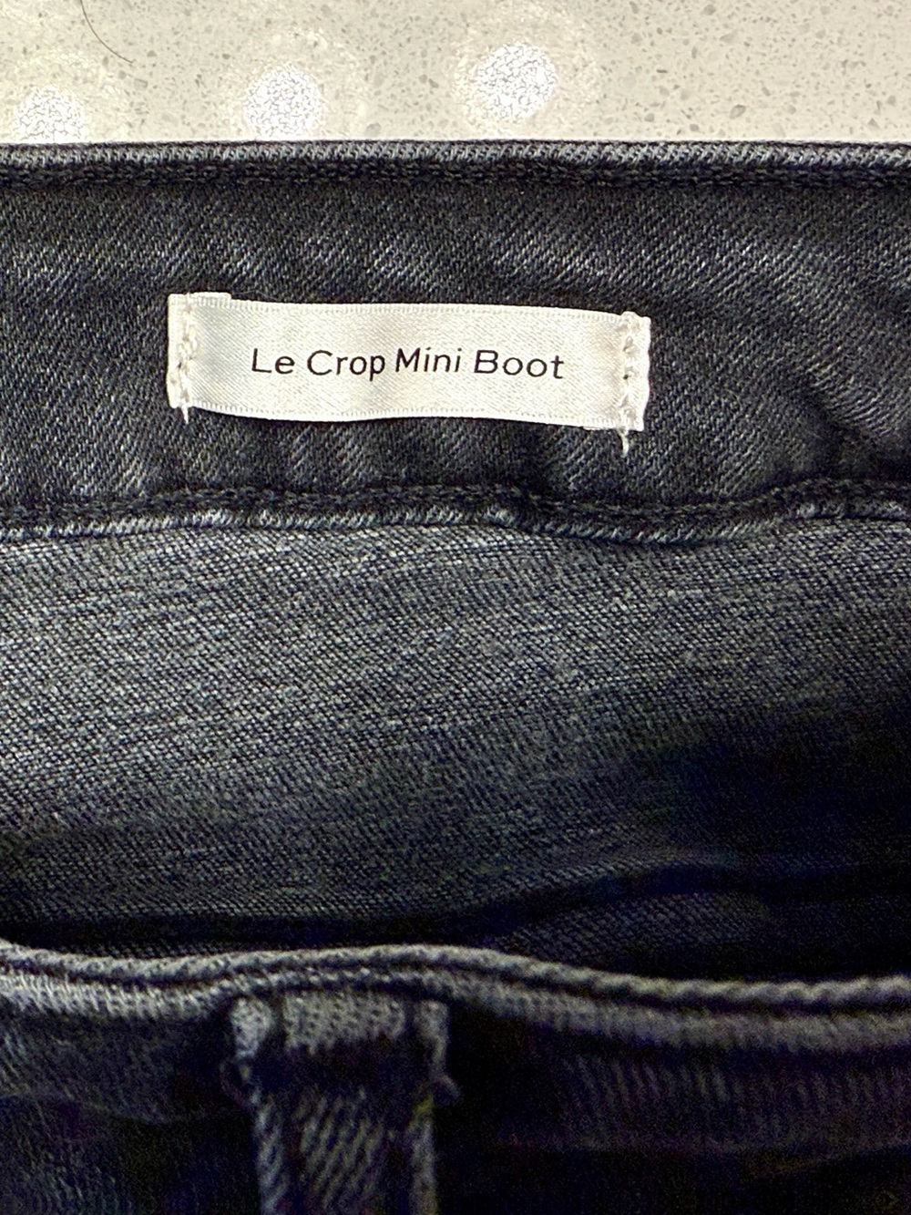 Frame Black Le Crop Mini Boot Jeans - Picture 6 of 6